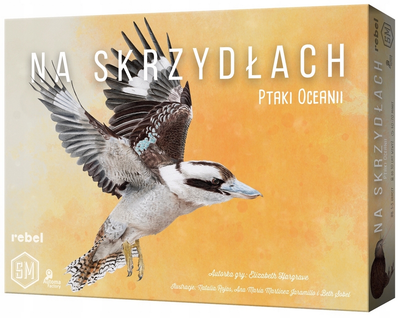 Spoločenská hra Na krídlach: Vtáky Oceánie Rebel